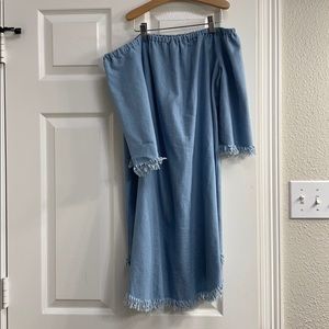 Off or on should jean dress